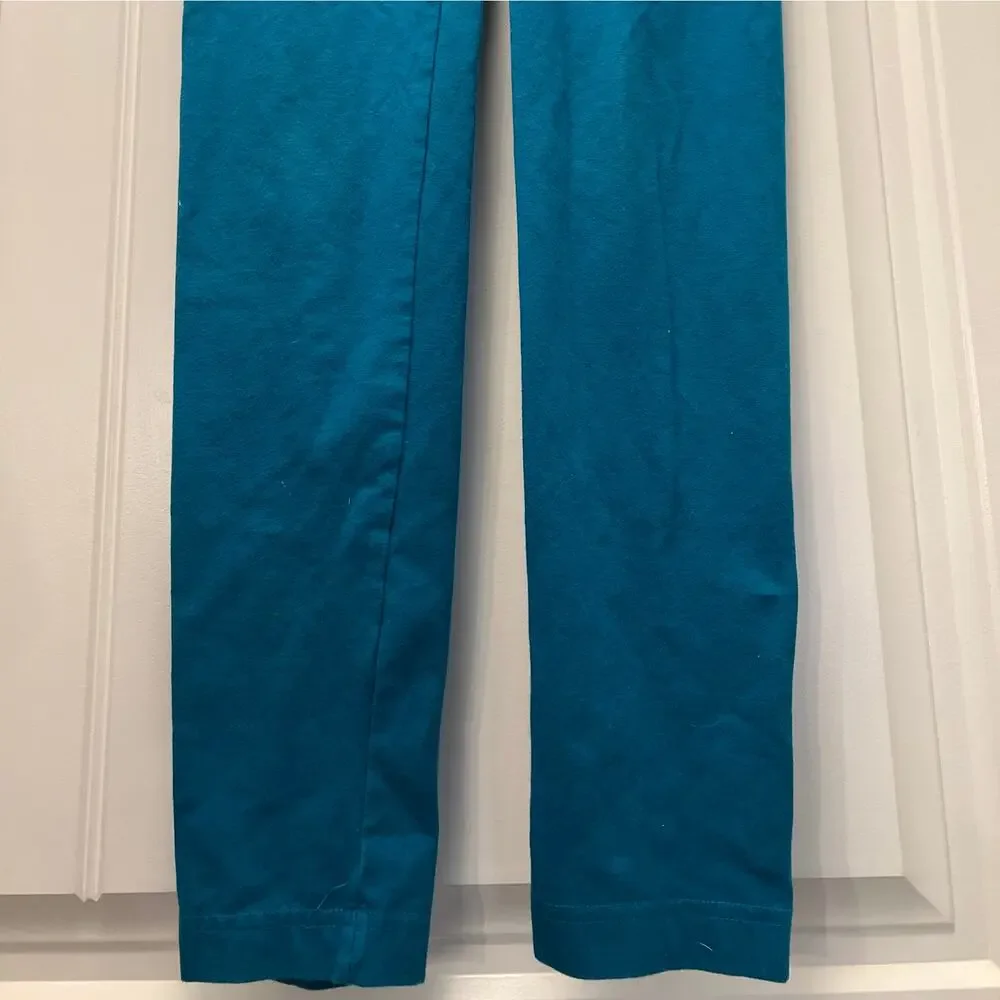 Hanna Anderson Girls Cotton Pull On Ribbed Leggings Size 160 US‎ 14-16 Green